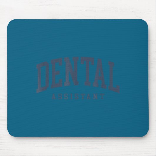 Grappig Gecertificeerd Tandartsassistent Hygiënist Muismat (Voorkant)