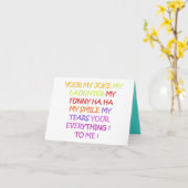 Grappig gedicht liefde met kunst ontwerp voor iede kaart (Gele Bloem)