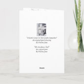 Grappig gedicht voor de tuinhulpmiddelen van het kaart (Achterkant)