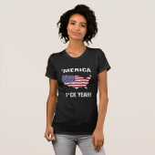 Grappig gedoe - AMERIKA, F*CK YEAH! T-shirt (Voorkant volledig)