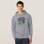 Grappig “Gedoemd, Eet Groen” | Aangepaste naam/tek Hoodie (Voorkant volledig)
