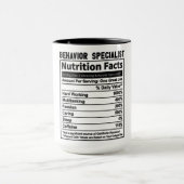 Grappig gedrag Specialist Voeding Feiten Mok (Midden)