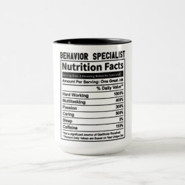 Grappig gedrag Specialist Voeding Feiten Mok