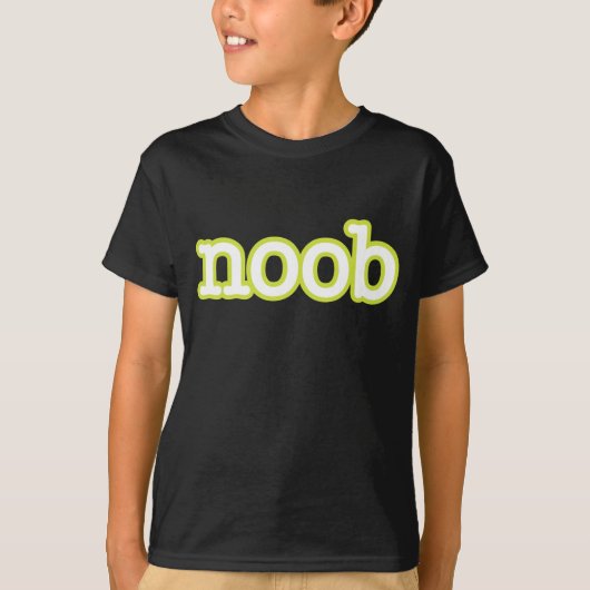 grappig, geek noob t-shirt (Voorkant)