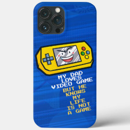 Grappig geel draagbare Vaderdag groet Case-Mate iPhone Case