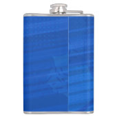 Grappig geel draagbare Vaderdag groet Heupfles (Achterkant)