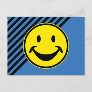 Grappig geel en strepen + je rug. en idee briefkaart