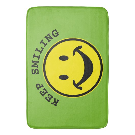 Grappig geel + je rug. en ideeën badmat (Voorkant Verticaal)