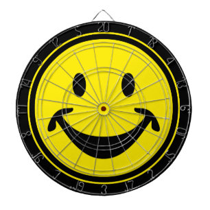 Grappig geel + je rug. en ideeën dartbord