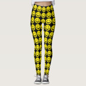 Grappig geel + je rug. en ideeën leggings (Voorkant)