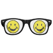 Grappig geel + je rug. en ideeën retro zonnebril (Voorkant)