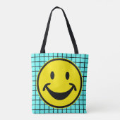 Grappig geel + je rug. en ideeën tote bag (Achterkant)