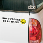 Grappig geel + jouw achtergrond & ideeën bumpersticker (Op Truck)