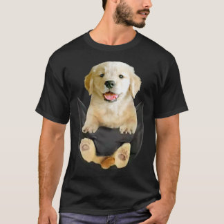Grappig geel lab in pocket labrador retriever_1 t-shirt
