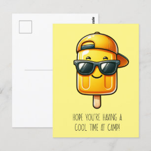 Grappig Geel Popsicle Pun Briefkaart