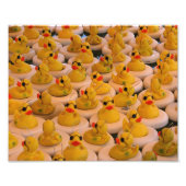 Grappig Geel Rubber Ducks 10x8 Foto Afdruk (Voorkant)