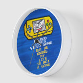 Grappig geel spel draagbare Vaderdag groet (Hoek)