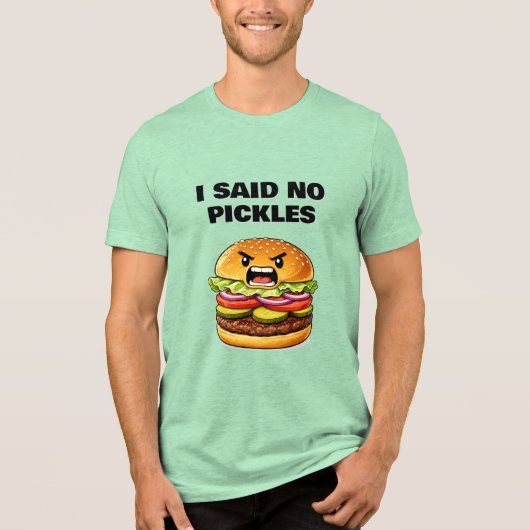 Grappig Geen Augurken T-shirt (Voorkant)