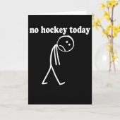 Grappig Geen Hockey Vandaag (4) Kaart (Gele Bloem)