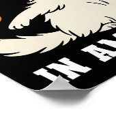 Grappig geen koningen in Amerika Poster (Hoek)