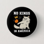 Grappig geen koningen in Amerika Ronde Button 5,7 Cm (Voorkant)
