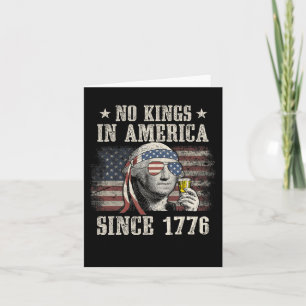 Grappig geen koningen in Amerika sinds 1776 4 juli Kaart