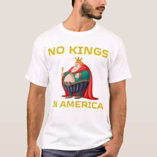 Grappig geen koningen in de VS Onafhankelijkheid T-shirt