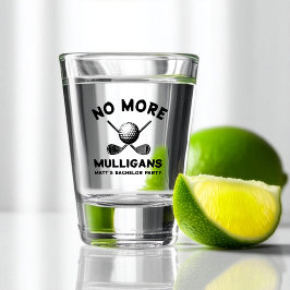 Grappig “Geen Mulligans Meer” Golf Bachelorfeest Shot Glas