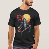 Grappig Geen Ochtend Ghoul Gothic Vampire T-shirt (Voorkant)