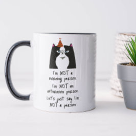 Grappig, geen ochtendmens mok