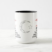 Grappig, geen ochtendmens typografie mok (Midden)