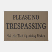 Grappig, geen overtreding deurmat (Voorkant)