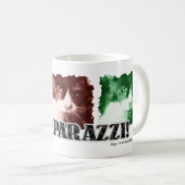 Grappig Geen Paparazzi Kat Kleur Koffiemok (Voorkant rechts)