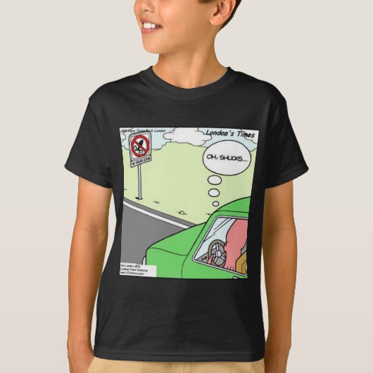 Grappig Geen Pijlinktvis Zone T-shirt (Voorkant)