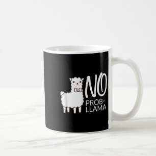 Grappig Geen Prob Schattige Llama Quote Gift Grafi Koffiemok
