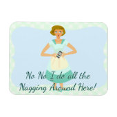 Grappig Geen zeurende Smart Phone Kitsch Art Magneet (Horizontaal)