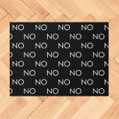 Grappig GEEN zwart wit Introvert minimaal Deurmat