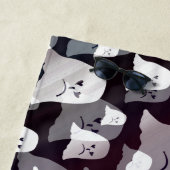 grappig, geesten, geest, halloween, glanzend, goud strandlaken (In situ)