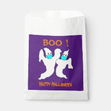 Grappig geesten in maskers Halloween Favor Bags