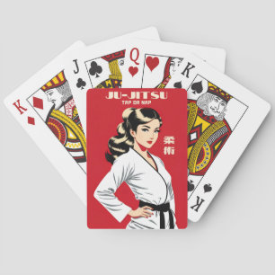 Grappig geestig Ju-Jitsu BJJ MMA Martial Arts Humo Pokerkaarten