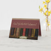 Grappig Gefeliciteerd Afstuderen kaart (Gele Bloem)