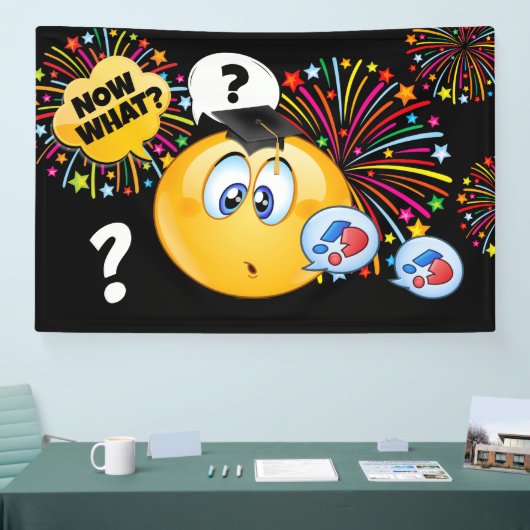 GRAPPIG Gefeliciteerd Afstuderen Spandoek (Beurs)