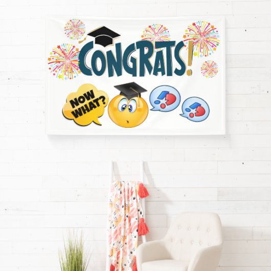 GRAPPIG Gefeliciteerd Afstuderen Spandoek (Insitu)