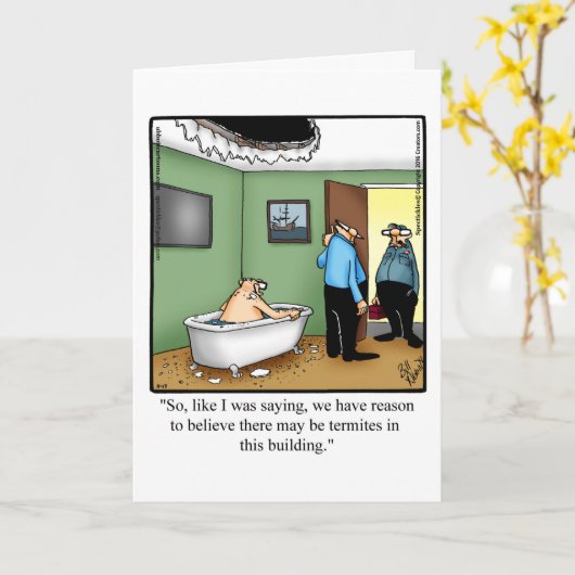 Grappig Gefeliciteerd Appartement / Appartement Ka Kaart (Gele Bloem)