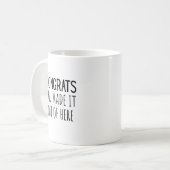 Grappig, gefeliciteerd dat je het hier hebt gehaal koffiemok (Voorkant links)