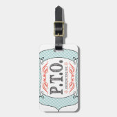 Grappig Gefeliciteerd, gepromoot om tijd uit te st Bagagelabel (Voorkant verticaal)