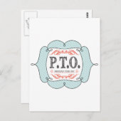 Grappig Gefeliciteerd, gepromoot om tijd uit te st Briefkaart (Voorkant / Achterkant)