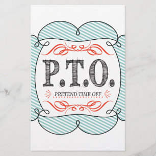 Grappig Gefeliciteerd, gepromoot om tijd uit te st Briefpapier