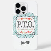 Grappig Gefeliciteerd, gepromoot om tijd uit te st Case-Mate iPhone Case (Achterkant)