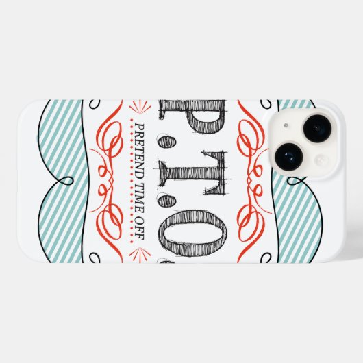 Grappig Gefeliciteerd, gepromoot om tijd uit te st Case-Mate iPhone Case (Achterkant (horizontaal))